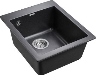 Мойка кухонная Paulmark Kante PM104249-BL чёрный